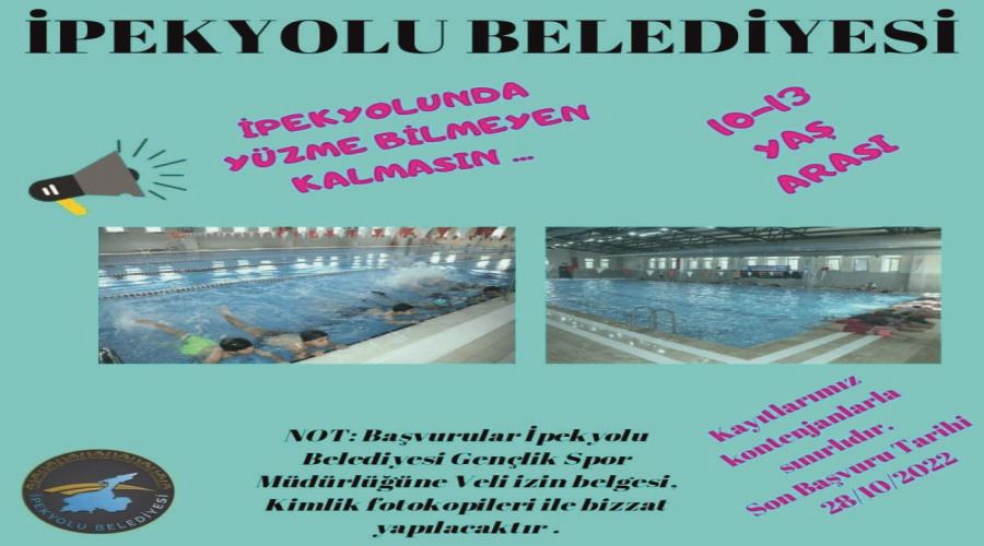 İpekyolu’nda “Yüzme Bilmeyen Kalmasın” projesi