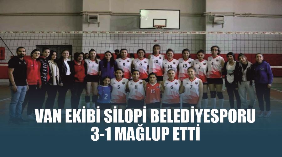 Van ekibi Silopi Belediyesporu 3-1 mağlup etti
