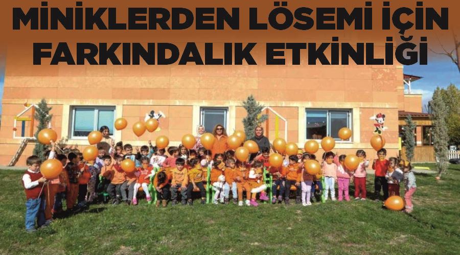 Miniklerden lösemi için farkındalık etkinliği