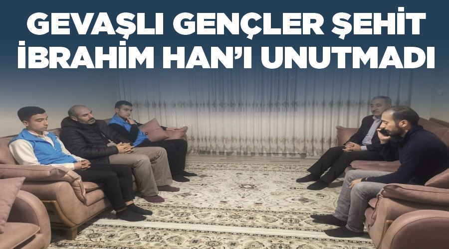 Gevaşlı Gençler Şehit İbrahim Han’ı unutmadı