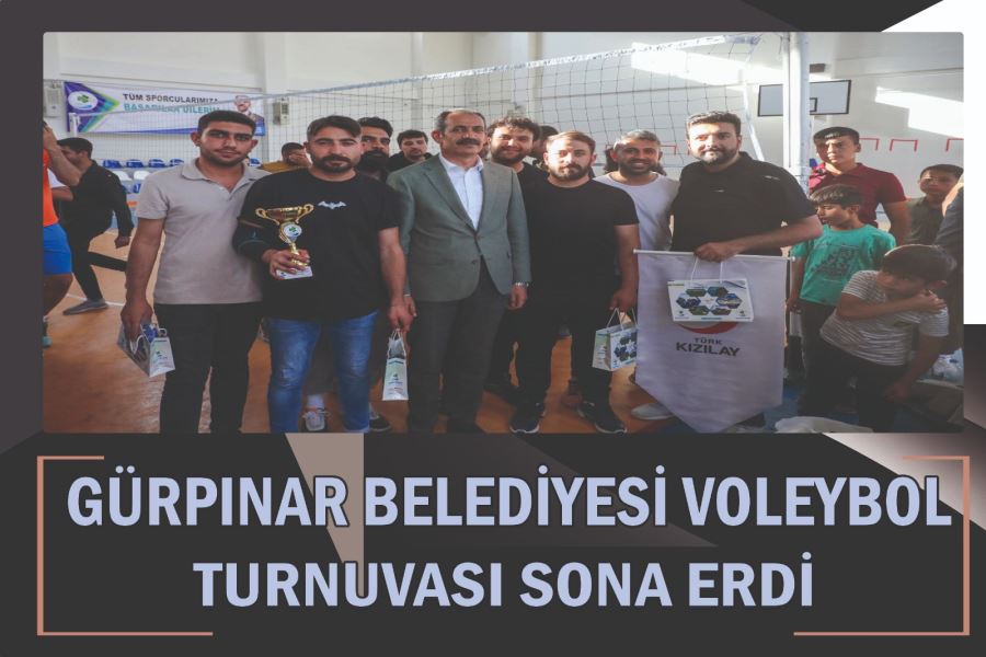 Gürpınar Belediyesi Voleybol Turnuvası Sona Erdi