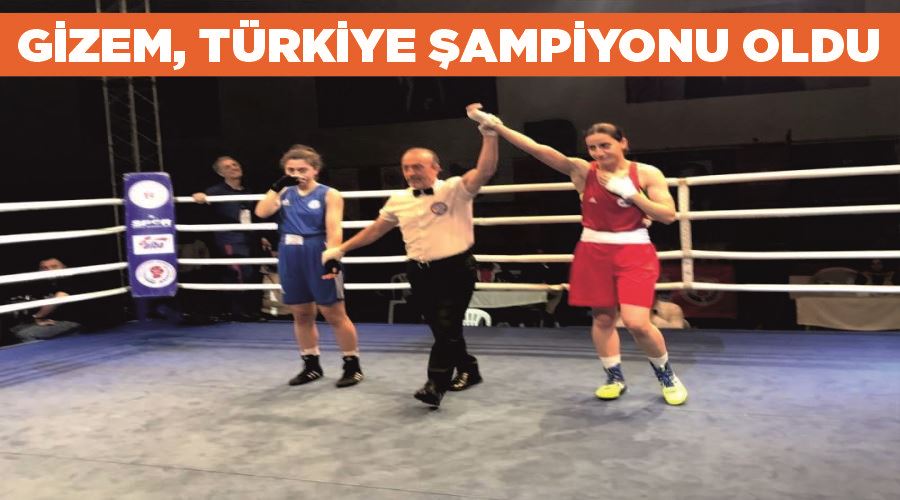 Gizem, Türkiye şampiyonu oldu