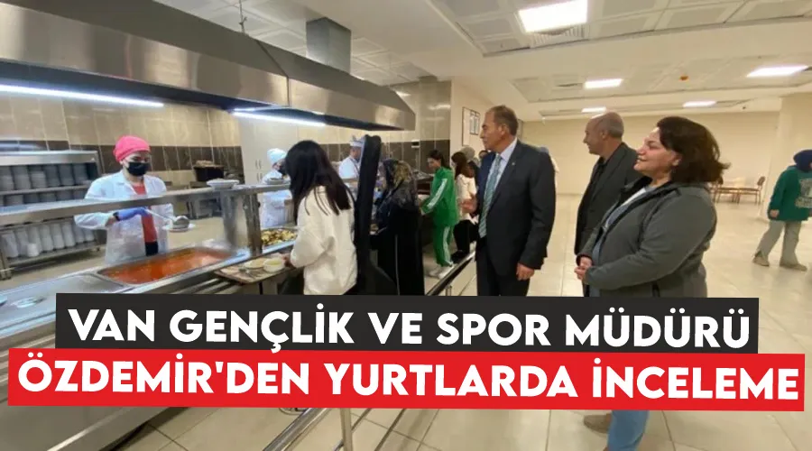 Van Gençlik ve Spor Müdürü Özdemir