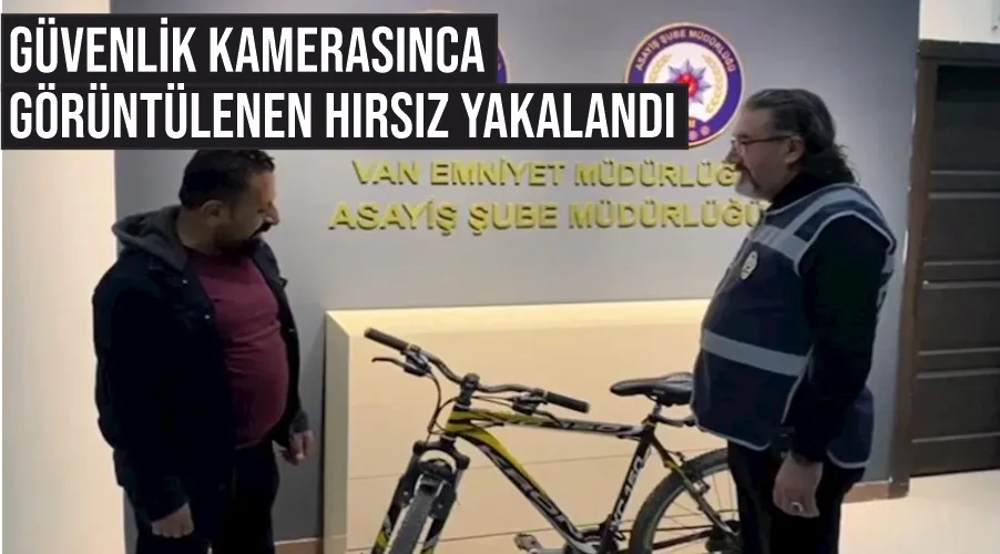 Güvenlik kamerasınca görüntülenen hırsız yakalandı