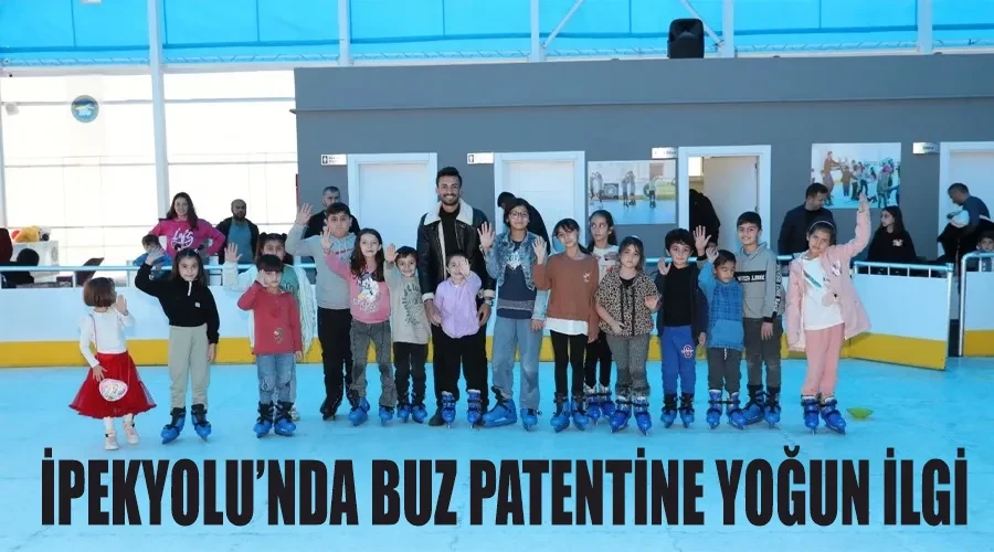 İpekyolu’nda buz patentine yoğun ilgi