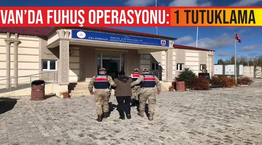 Van’da fuhuş operasyonu: 1 tutuklama