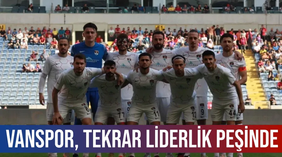 Vanspor, tekrar liderlik peşinde