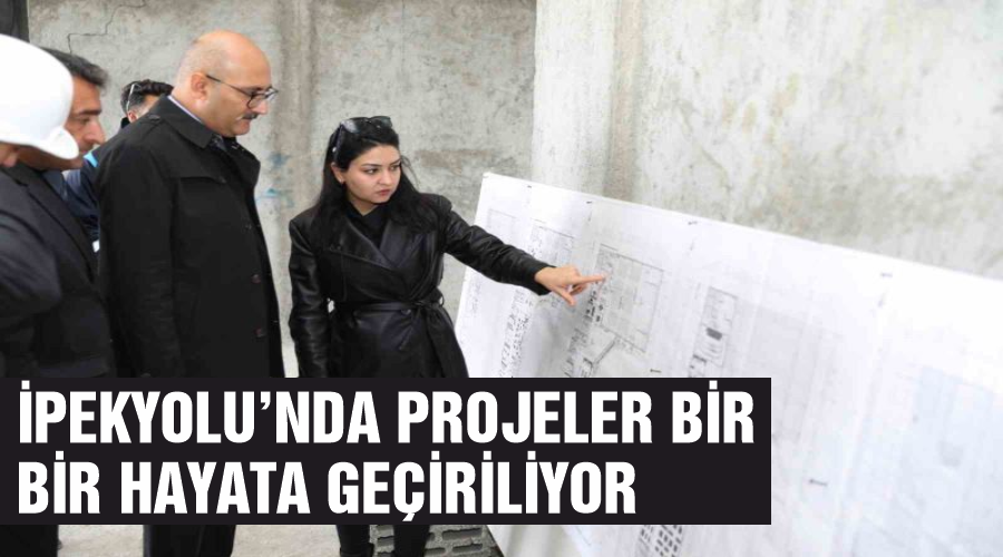 İpekyolu’nda projeler bir bir hayata geçiriliyor.