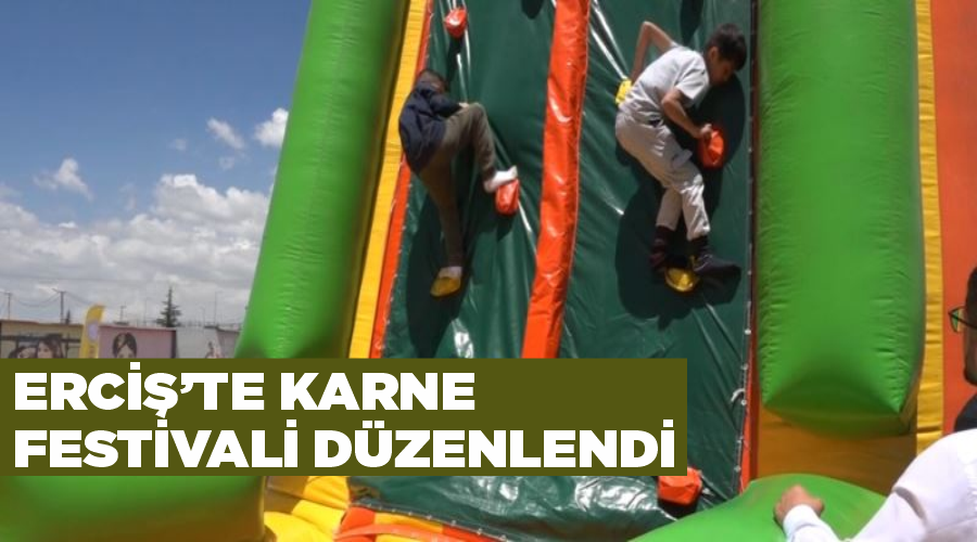 Erciş’te karne festivali düzenlendi