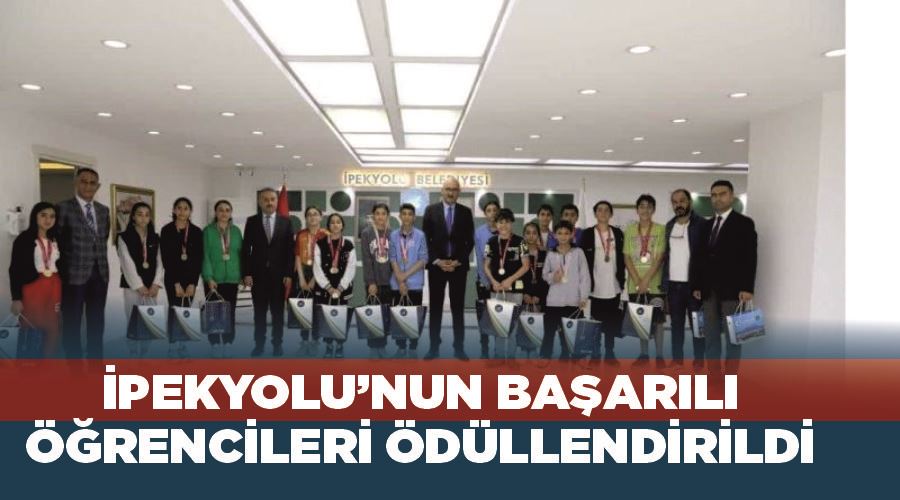 İpekyolu’nun başarılı öğrencileri ödüllendirildi