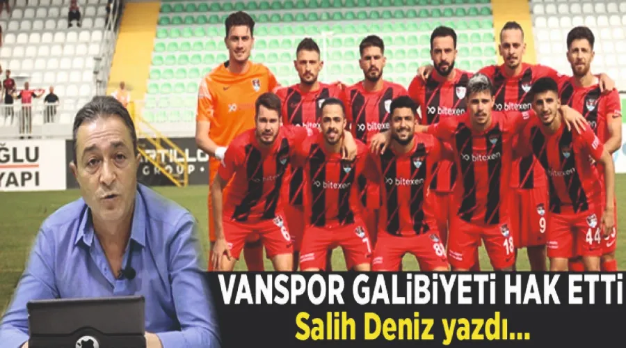 Vanspor galibiyeti hak etti