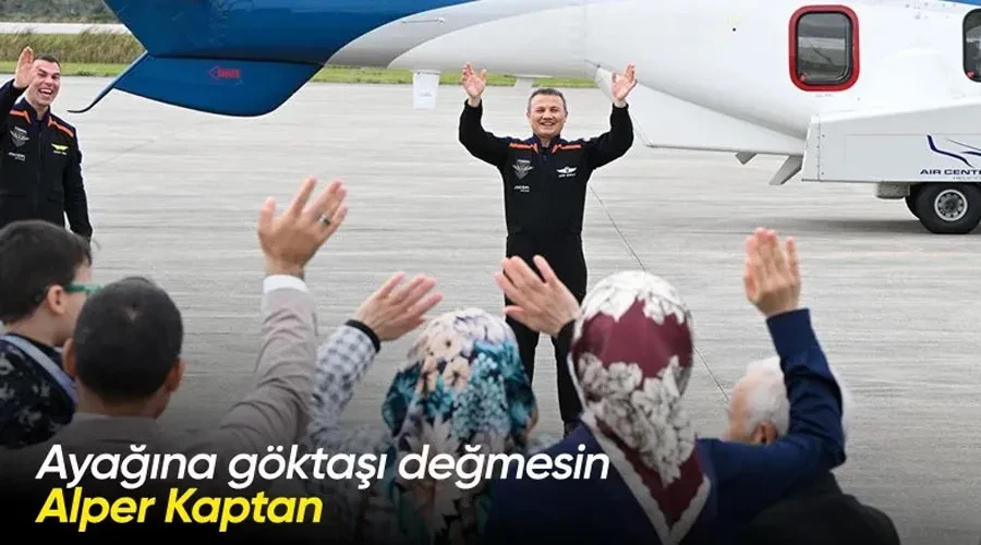 Alper Gezeravcı uzay aracına gidiyor! Ailesiyle vedalaştı