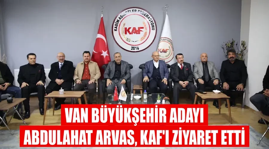 Van Büyükşehir Adayı Abdulahat Arvas, KAF