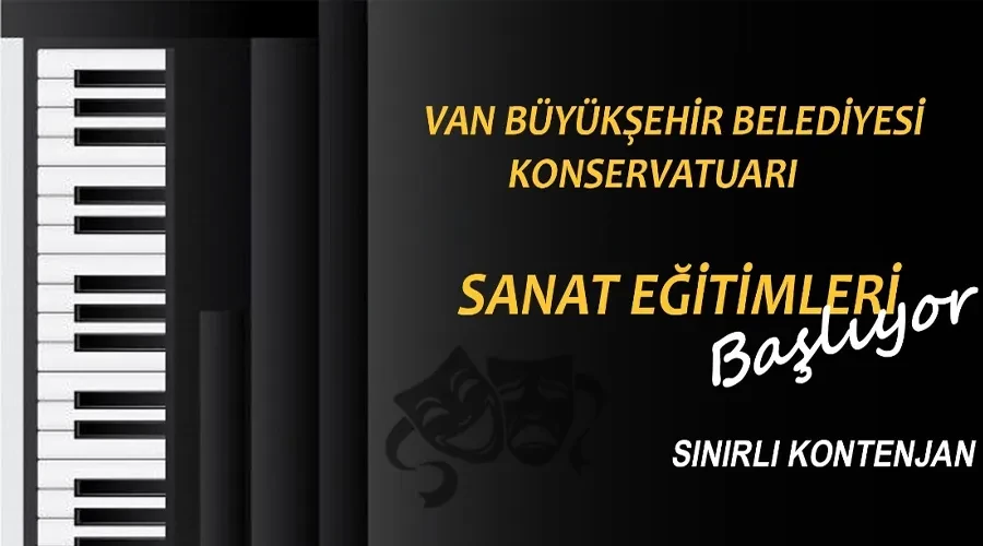 Van Büyükşehir Belediyesi Konservatuar Kayıtları Başladı