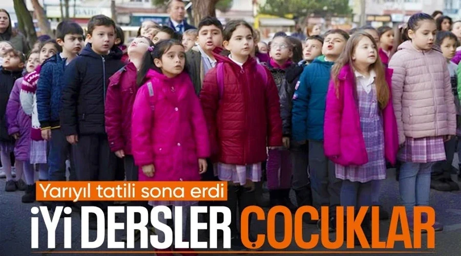 Okullarda 2. dönem başladı: Ders zili bugün çaldı