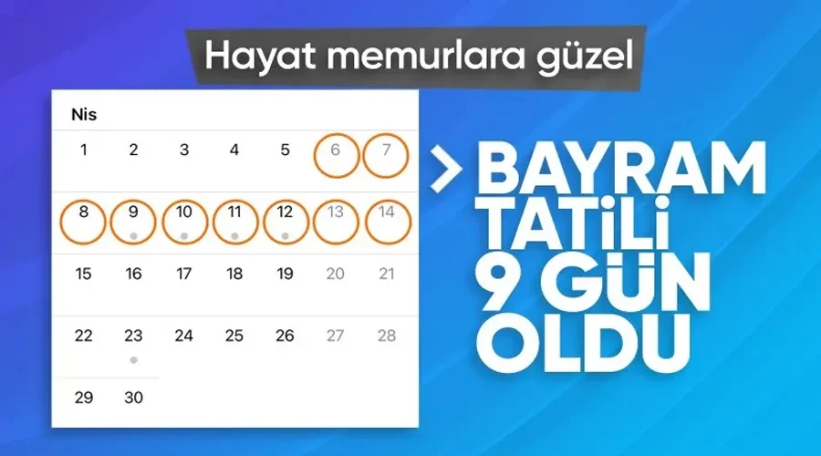 Cumhurbaşkanı Erdoğan açıkladı! Bayram tatili 9 gün oldu