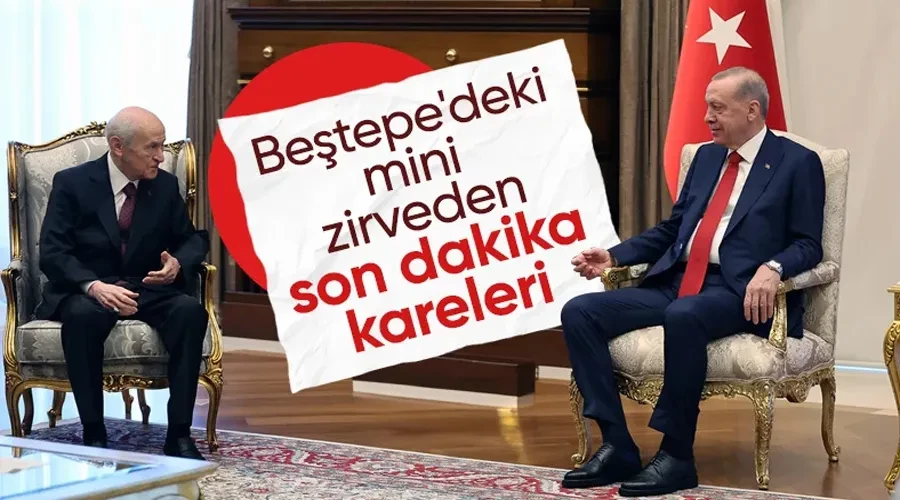 Cumhurbaşkanı Erdoğan- Devlet Bahçeli görüşmesi