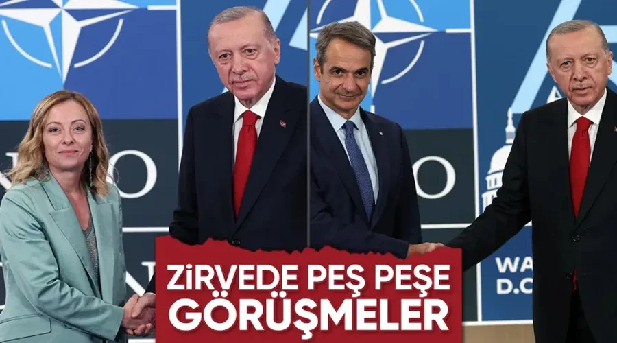 NATO zirvesinde Cumhurbaşkanı Erdoğan