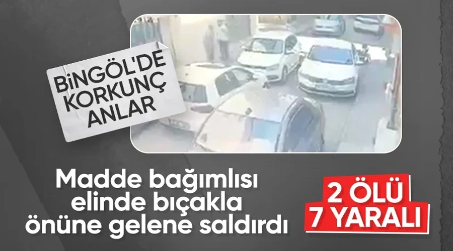 Bingöl’de bıçaklı saldırgan dehşeti: 2 ölü 7 yaralı