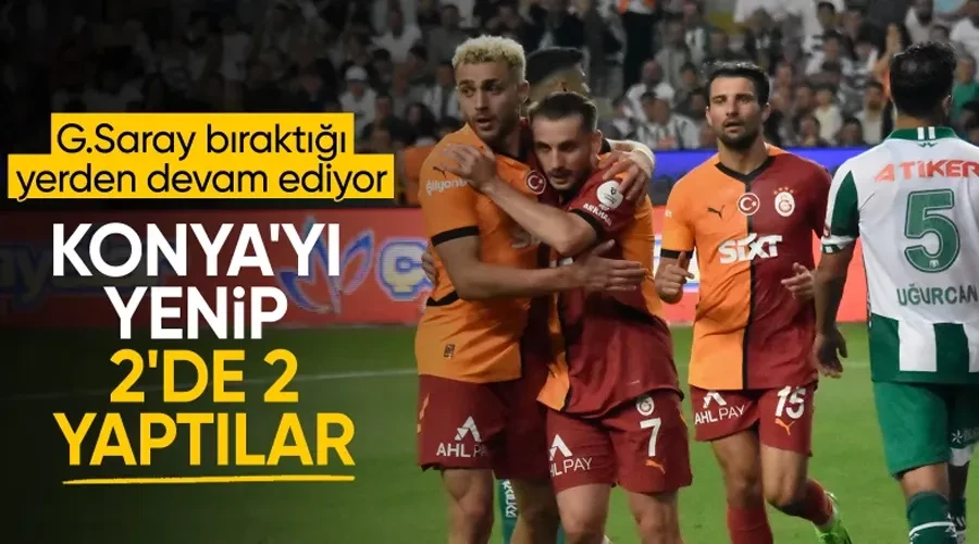 Galatasaray, Konyaspor deplasmanında kazandı