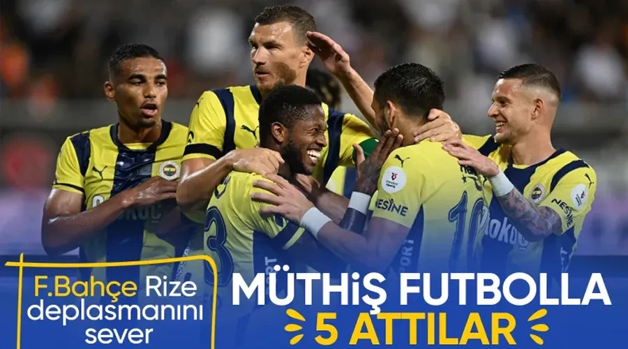  Rizespor - Fenerbahçe Maç Sonucu:  0-5