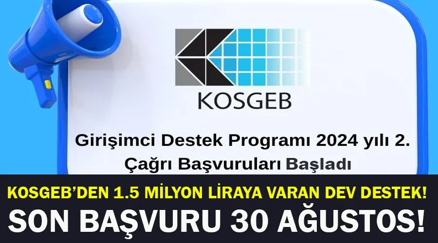 Girişimciler Dikkat! KOSGEB