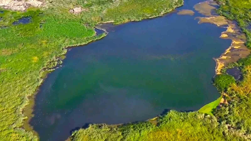 Van’da sönmüş lavların arasındaki göl ilk kez görüntülendi