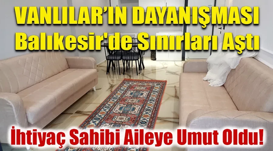 Vanlılar Dayanışması Balıkesir