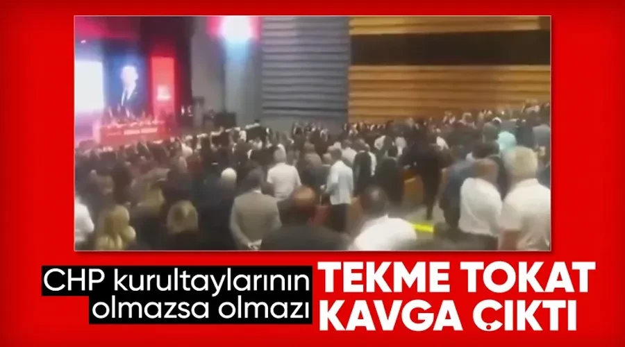 CHP Kurultayında Gergin Anlar: 