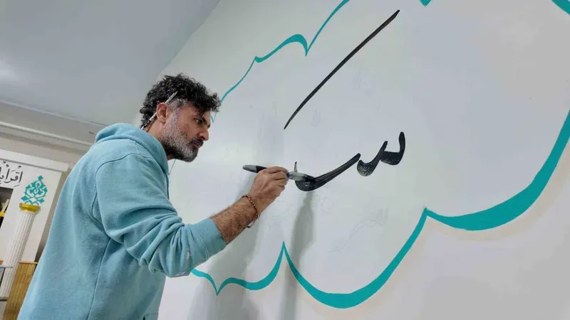Osmanlı mirası hat sanatı Iraklı hattatın elinde hayat buluyor
