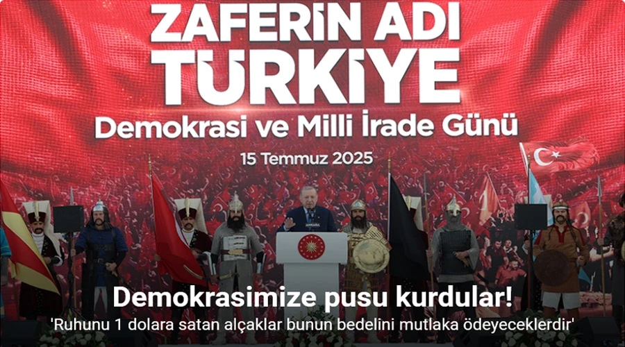 Cumhurbaşkanı Erdoğan: 