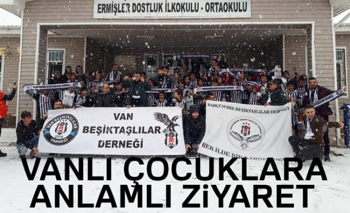 Bahçeşehir Beşiktaşlılar Derneğinden Vanlı çocuklara anlamlı ziyaret