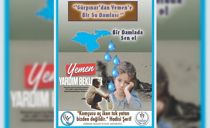 Gürpınarlı gençlerden Yemen için yardım kampanyası