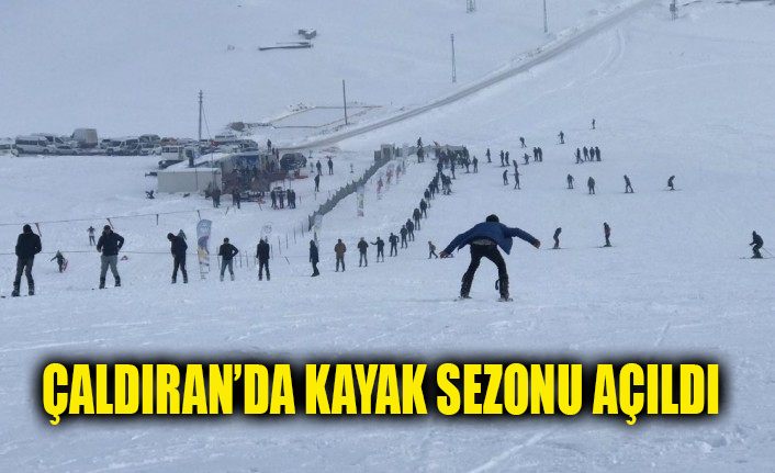 Çaldıran'da kayak sezonu açıldı