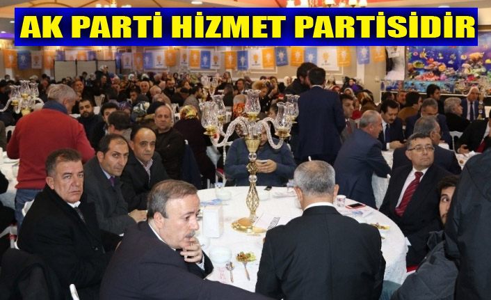 Cevdet Yılmaz: “AK Parti bir hizmet partisidir, slogan partisi değildir”