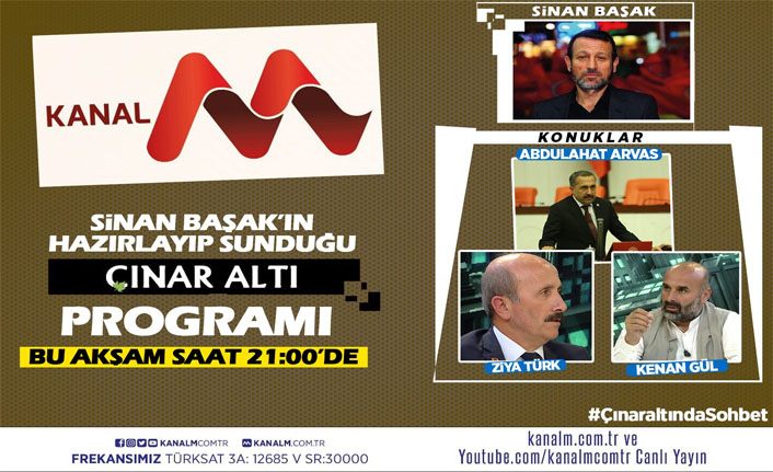 Çınaraltı Programı'nda seçim ve siyaset konuşulacak