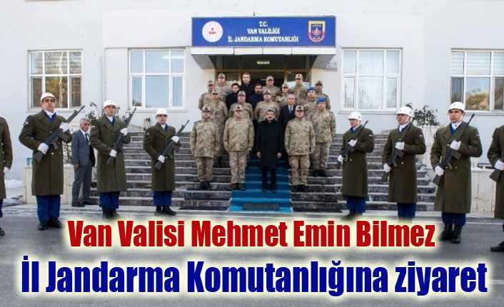 Vali Bilmez’den İl Jandarma Komutanlığına ziyaret