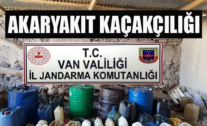 Van’da akaryakıt kaçakçılığı