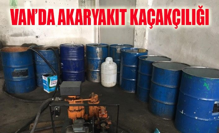 Van’da akaryakıt kaçakçılığı