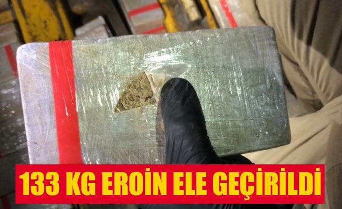 Van’da  bir tırda 133 kilo eroin ele geçirildi