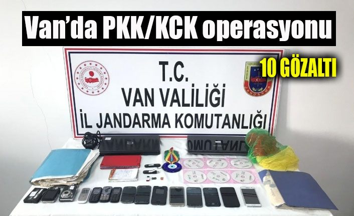 Van’da PKK/KCK operasyonu: 10 gözaltı