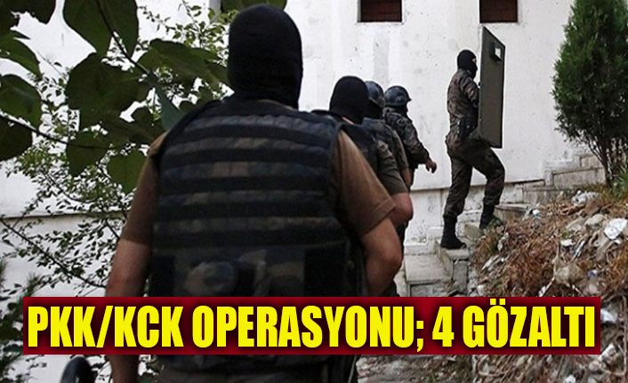 Van’da PKK/KCK operasyonu: 4 gözaltı
