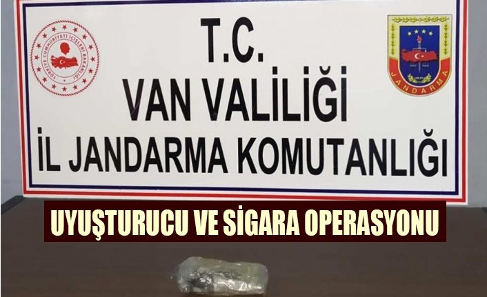 Van’da uyuşturucu ve sigara operasyonu: 12 gözaltı