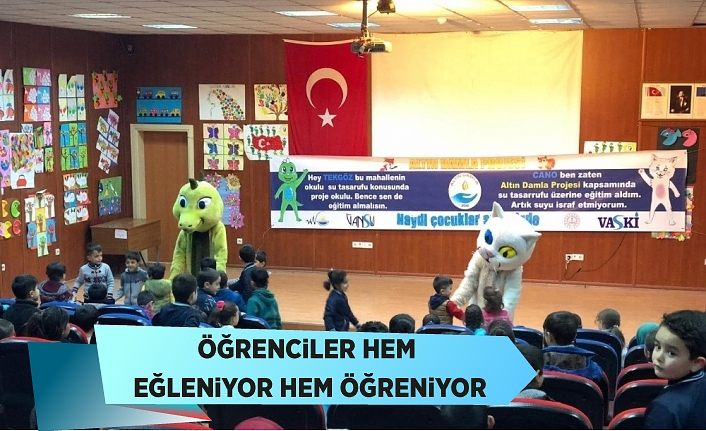 Öğrenciler hem eğleniyor hem öğreniyor