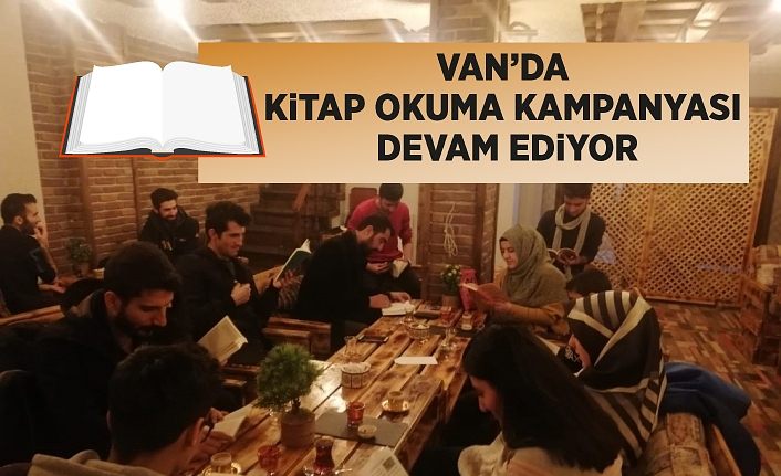 Van’da kitap okuma kampanyası devam ediyor