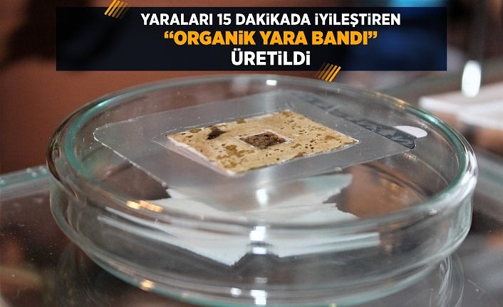 Yaraları 15 dakikada iyileştiren ’organik yara bandı’ üretildi