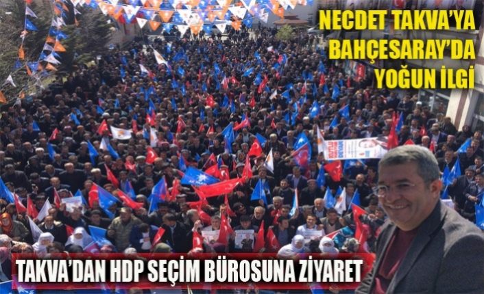 Necdet Takva'dan HDP seçim bürosuna ziyaret