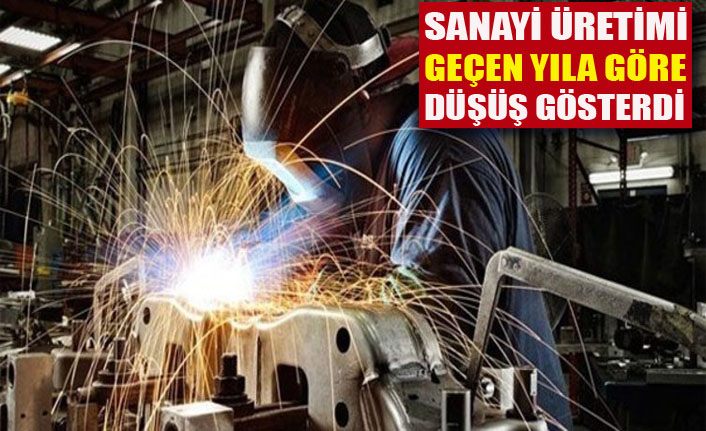 Sanayi üretiminde düşüş