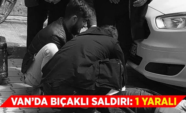 Van’da bıçaklı saldırı: 1 yaralı