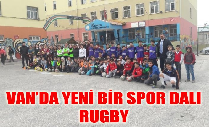 Van’da yeni bir spor dalı Rugby